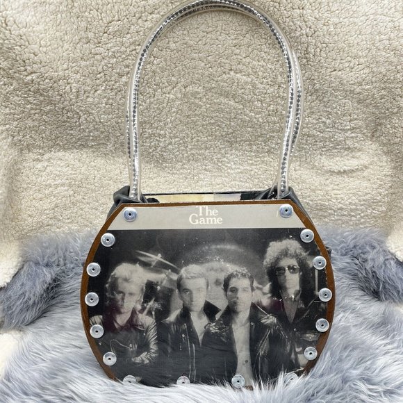 Vintage Queen The Game Original Spins Collectible Record Hand Bag  RARE - Picture 1 of 11